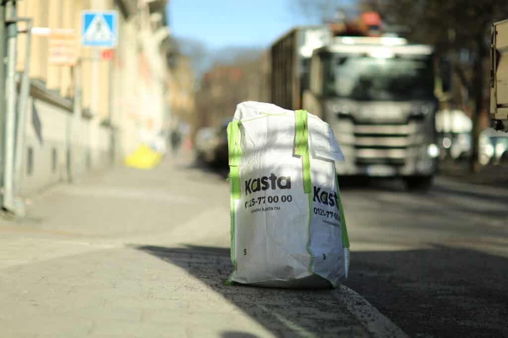 big bag trädgårdsavfall